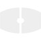 Ekena Millwork Kailey Architectural PVC Ceiling Medallion, 22"W x 14 5/8"H x 3"ID x 11 3/4"C x 1"P, Two-Piece CMP22X14KY2-03000 - alternate 3